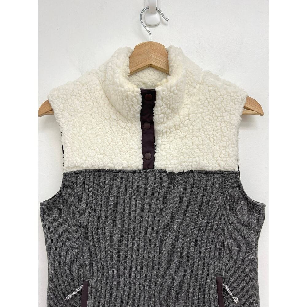 Title Nine Callitrix Sherpa Fleece Funnel Neck Tunic Vest Dress Hiking - Small - Picture 6 of 13